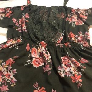 Green flows shirt